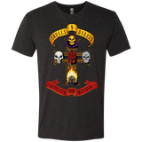 T-Shirts Vintage Black / Small Skull And Badass Men's Triblend T-Shirt
