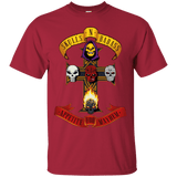 T-Shirts Cardinal / Small Skull And Badass T-Shirt