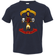 T-Shirts Navy / 2T Skull And Badass Toddler Premium T-Shirt