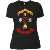 T-Shirts Black / X-Small Skull And Badass Women's Premium T-Shirt