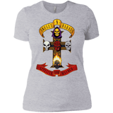 T-Shirts Heather Grey / X-Small Skull And Badass Women's Premium T-Shirt