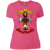 T-Shirts Hot Pink / X-Small Skull And Badass Women's Premium T-Shirt