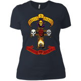 T-Shirts Indigo / X-Small Skull And Badass Women's Premium T-Shirt