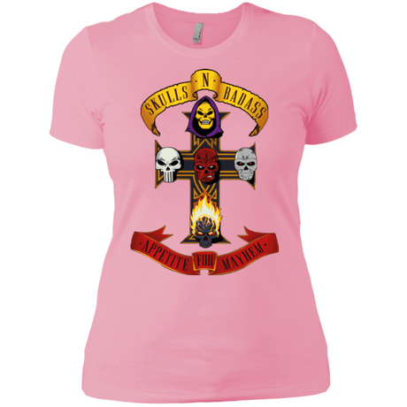 T-Shirts Light Pink / X-Small Skull And Badass Women's Premium T-Shirt