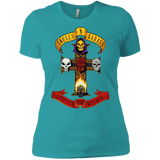 T-Shirts Tahiti Blue / X-Small Skull And Badass Women's Premium T-Shirt