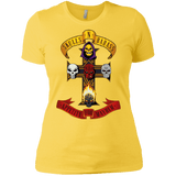 T-Shirts Vibrant Yellow / X-Small Skull And Badass Women's Premium T-Shirt