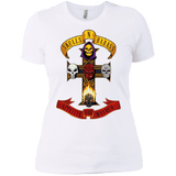 T-Shirts White / X-Small Skull And Badass Women's Premium T-Shirt