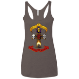 T-Shirts Macchiato / X-Small Skull And Badass Women's Triblend Racerback Tank