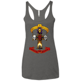 T-Shirts Premium Heather / X-Small Skull And Badass Women's Triblend Racerback Tank