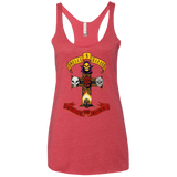 T-Shirts Vintage Red / X-Small Skull And Badass Women's Triblend Racerback Tank