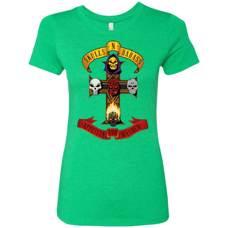 T-Shirts Envy / Small Skull And Badass Women's Triblend T-Shirt
