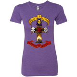 T-Shirts Purple Rush / Small Skull And Badass Women's Triblend T-Shirt