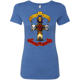 T-Shirts Vintage Royal / Small Skull And Badass Women's Triblend T-Shirt