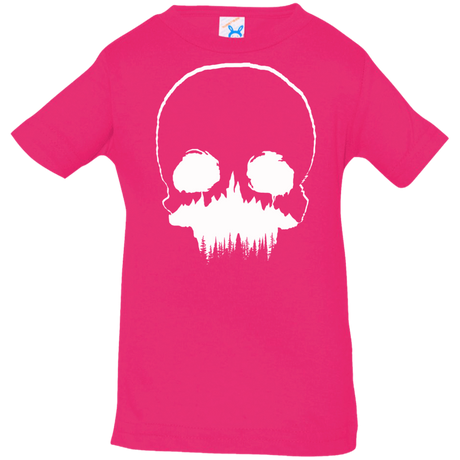 T-Shirts Hot Pink / 6 Months Skull Forest Infant Premium T-Shirt