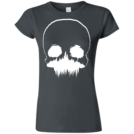 T-Shirts Charcoal / S Skull Forest Junior Slimmer-Fit T-Shirt