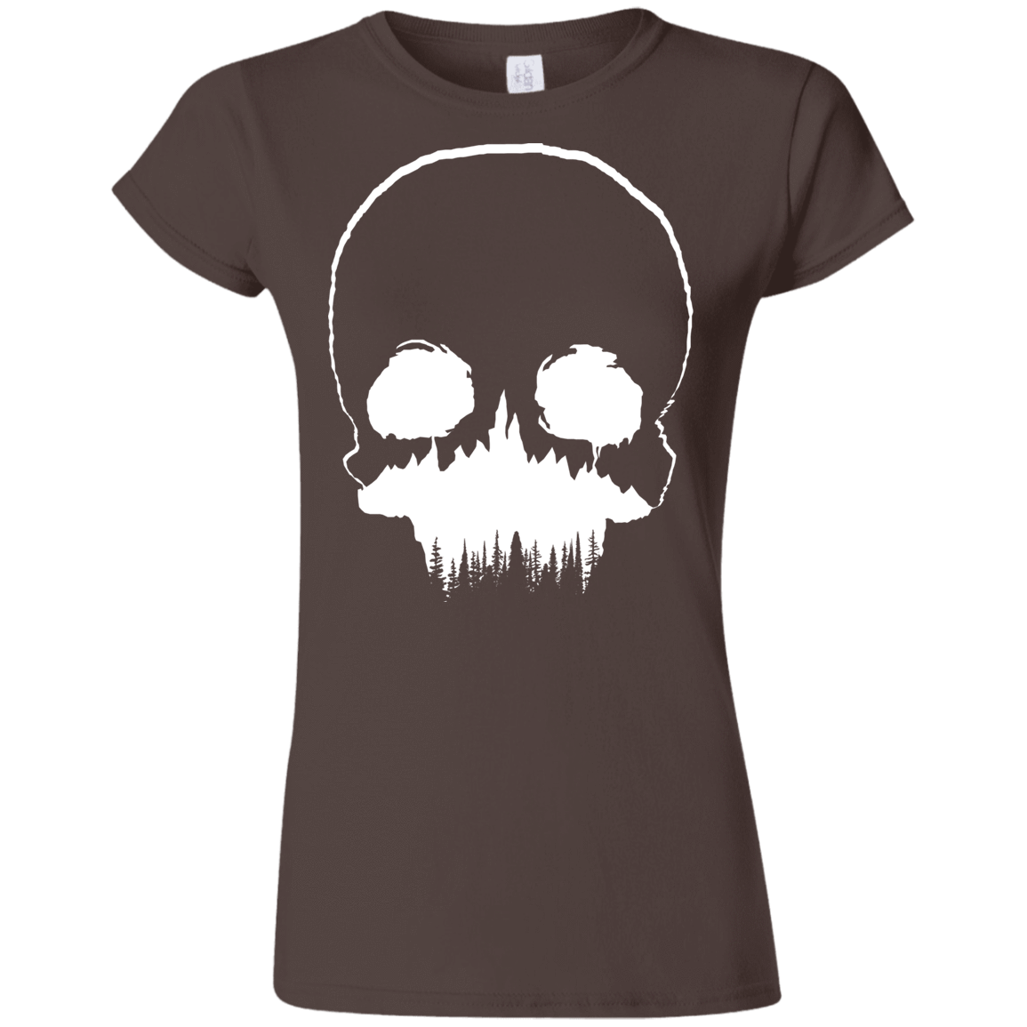 T-Shirts Dark Chocolate / S Skull Forest Junior Slimmer-Fit T-Shirt