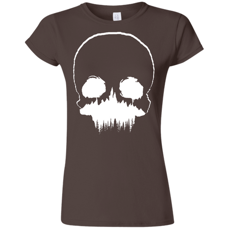 T-Shirts Dark Chocolate / S Skull Forest Junior Slimmer-Fit T-Shirt