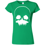 T-Shirts Irish Green / S Skull Forest Junior Slimmer-Fit T-Shirt