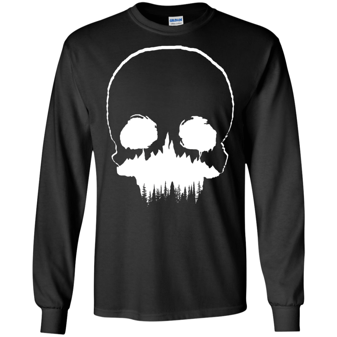 Skull Forest Men's Long Sleeve T-Shirt