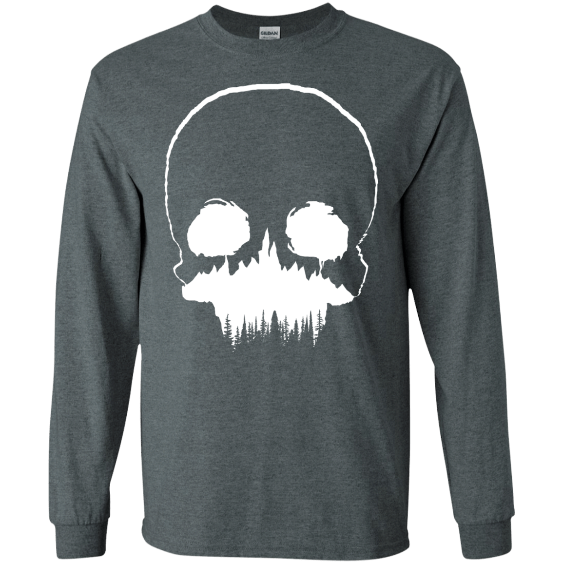 Skull Forest Men's Long Sleeve T-Shirt