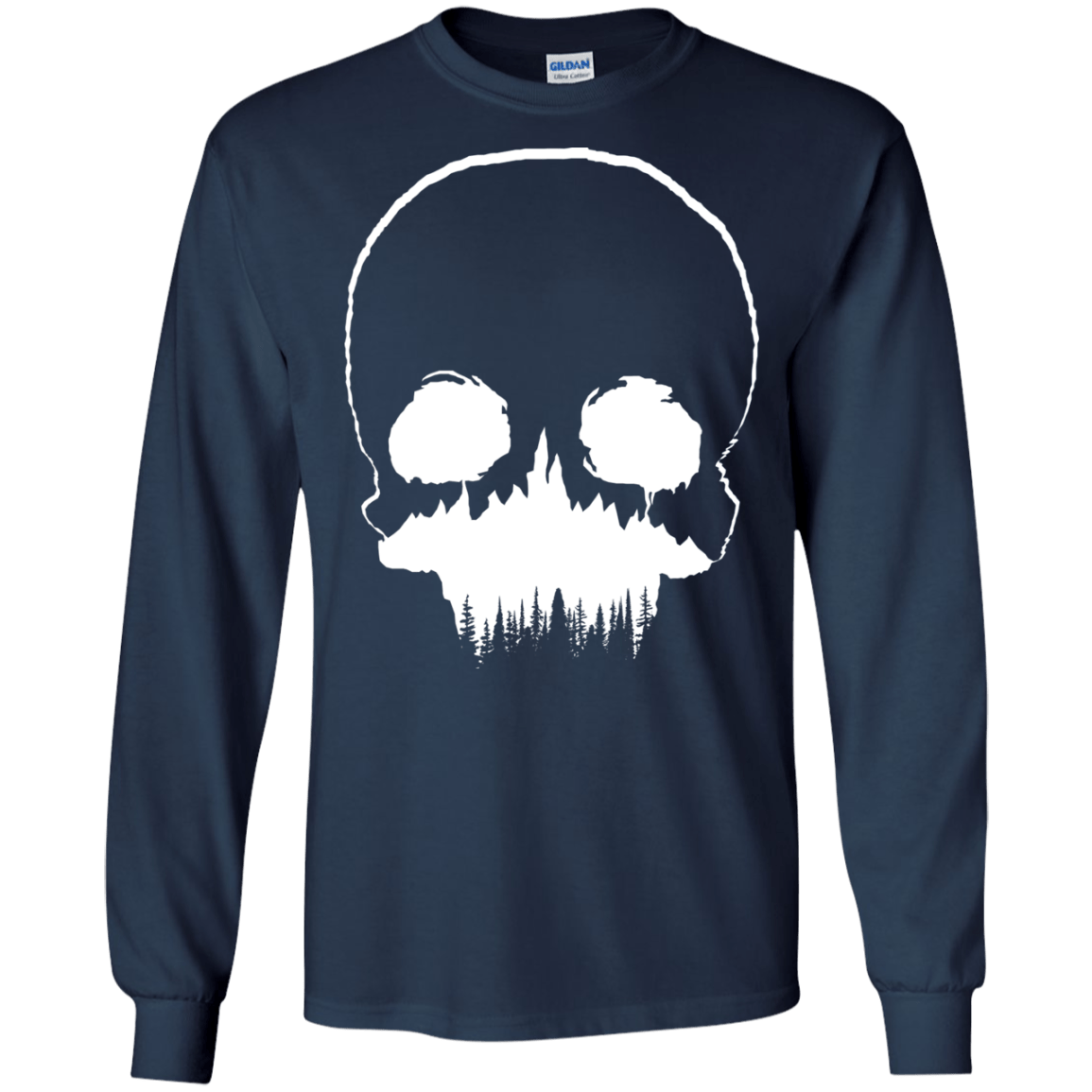 Skull Forest Men's Long Sleeve T-Shirt