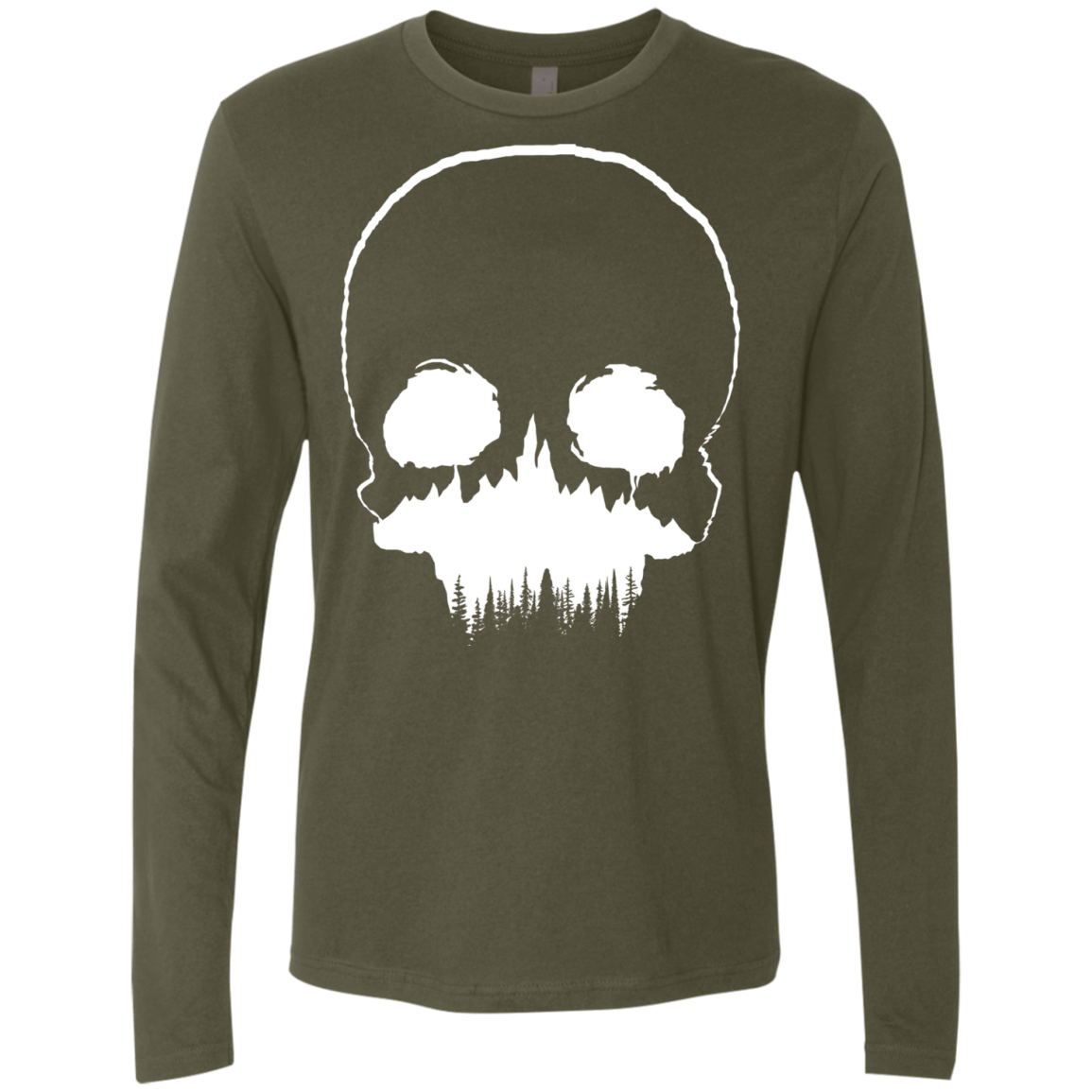 Skull Forest Men's Premium Long Sleeve