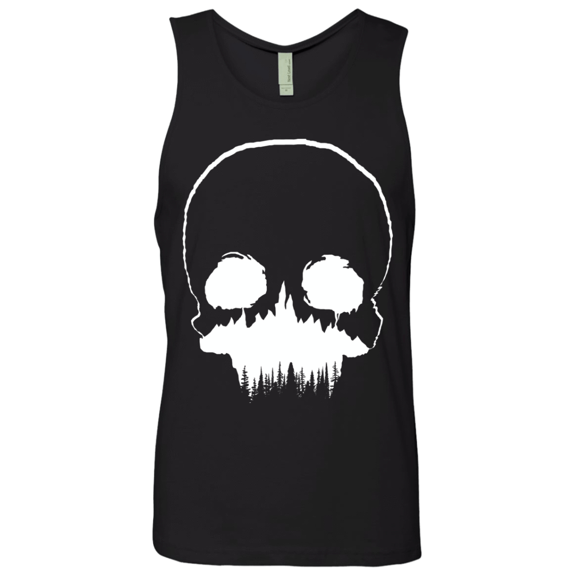 T-Shirts Black / S Skull Forest Men's Premium Tank Top