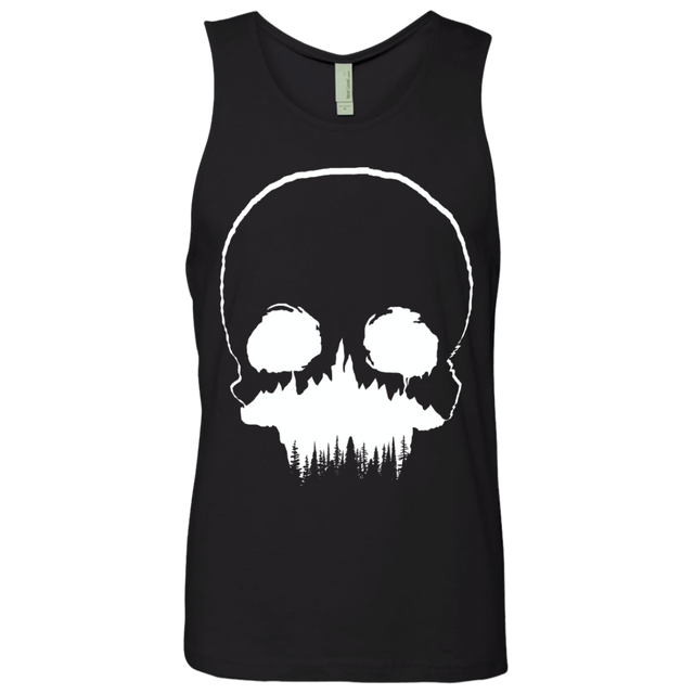 T-Shirts Black / S Skull Forest Men's Premium Tank Top