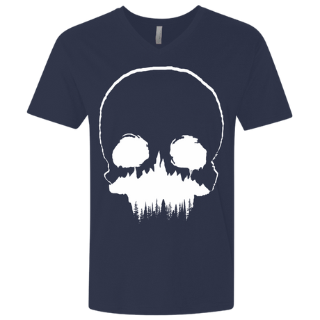 T-Shirts Midnight Navy / X-Small Skull Forest Men's Premium V-Neck