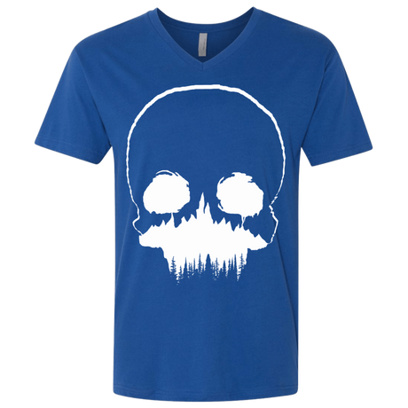 T-Shirts Royal / X-Small Skull Forest Men's Premium V-Neck