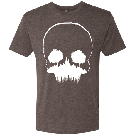 T-Shirts Macchiato / S Skull Forest Men's Triblend T-Shirt