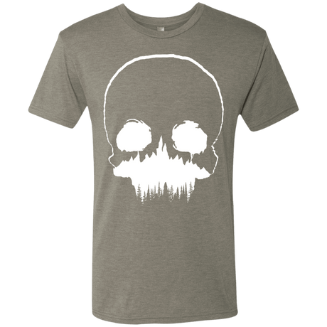 T-Shirts Venetian Grey / S Skull Forest Men's Triblend T-Shirt