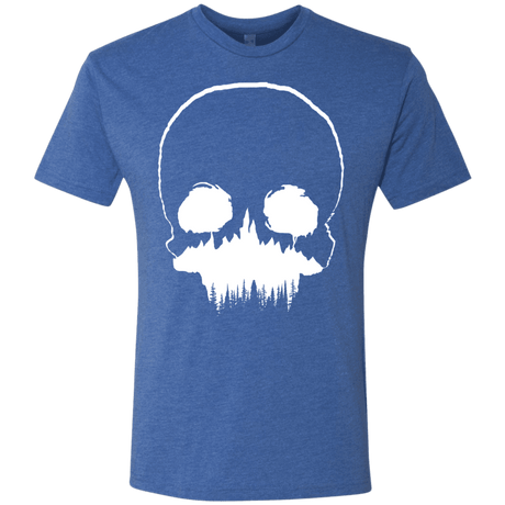 T-Shirts Vintage Royal / S Skull Forest Men's Triblend T-Shirt
