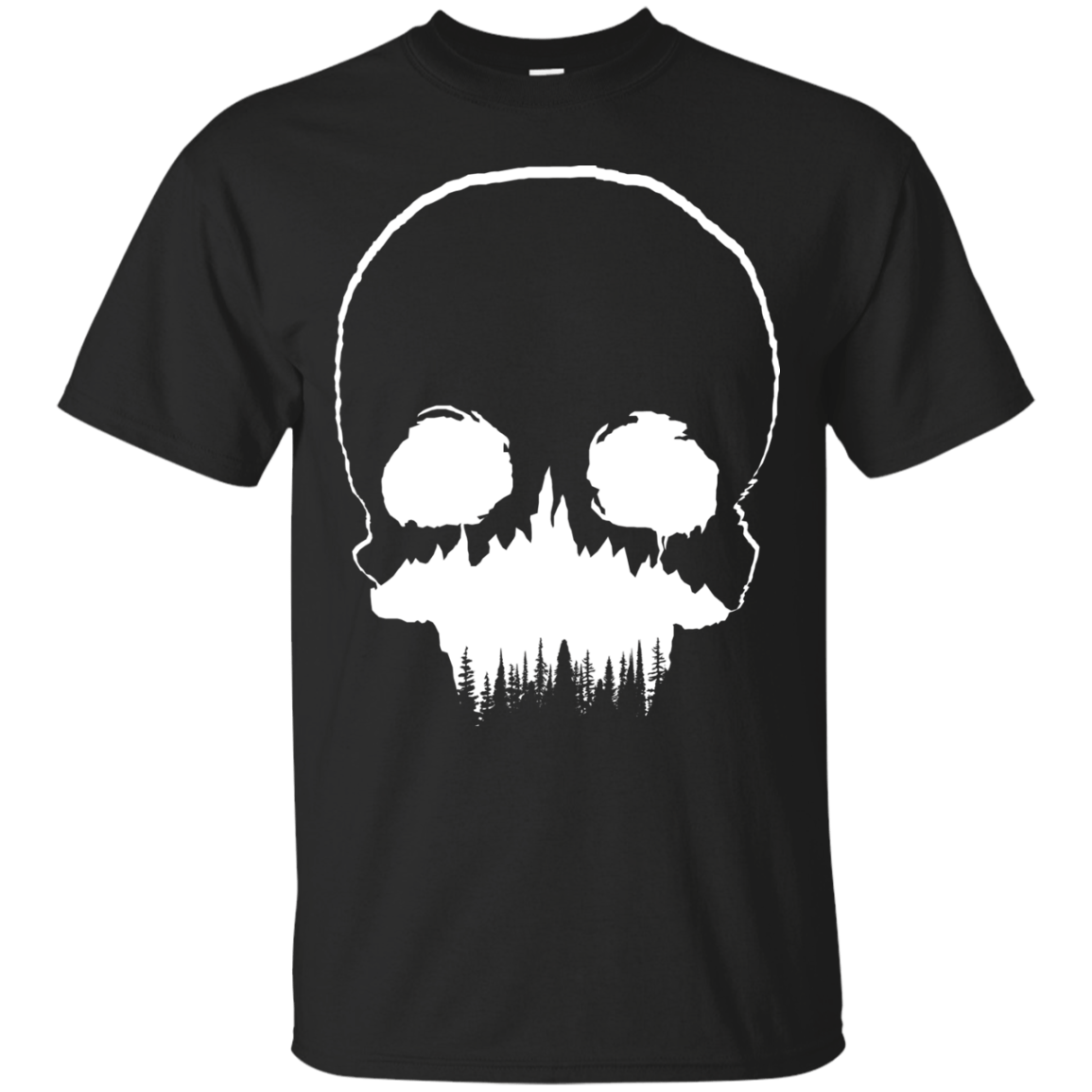 T-Shirts Black / S Skull Forest T-Shirt