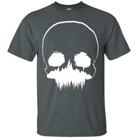 T-Shirts Dark Heather / S Skull Forest T-Shirt