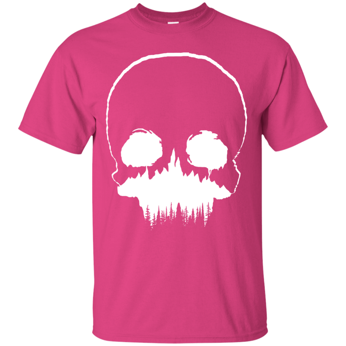 T-Shirts Heliconia / S Skull Forest T-Shirt