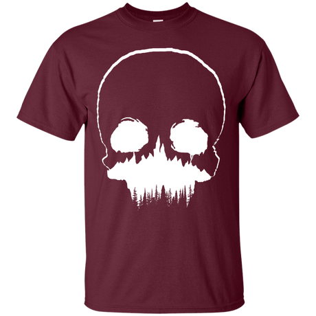 T-Shirts Maroon / S Skull Forest T-Shirt