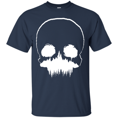 T-Shirts Navy / S Skull Forest T-Shirt