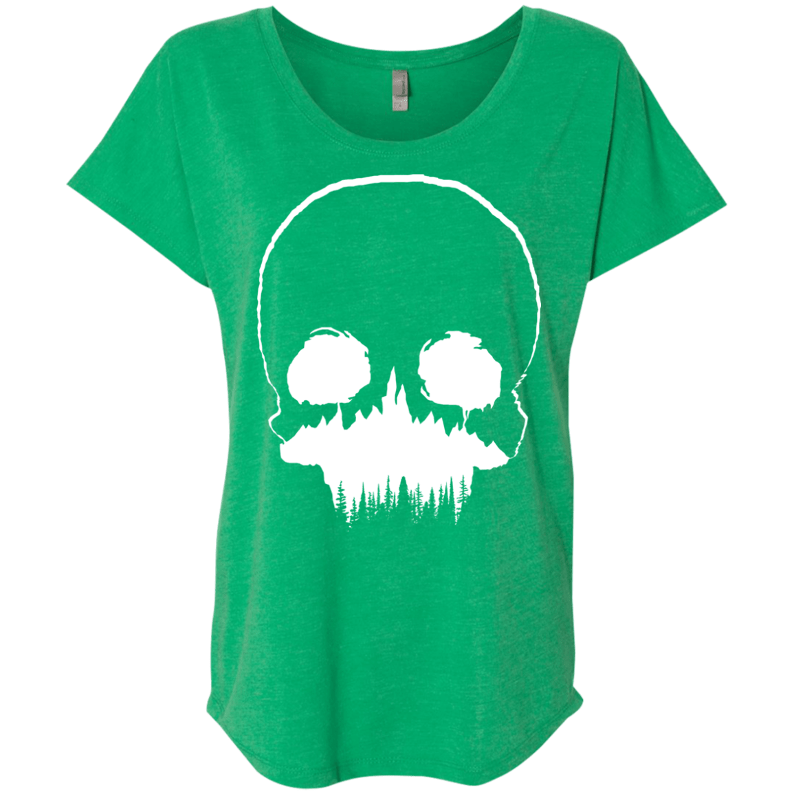 Skull Forest Triblend Dolman Sleeve