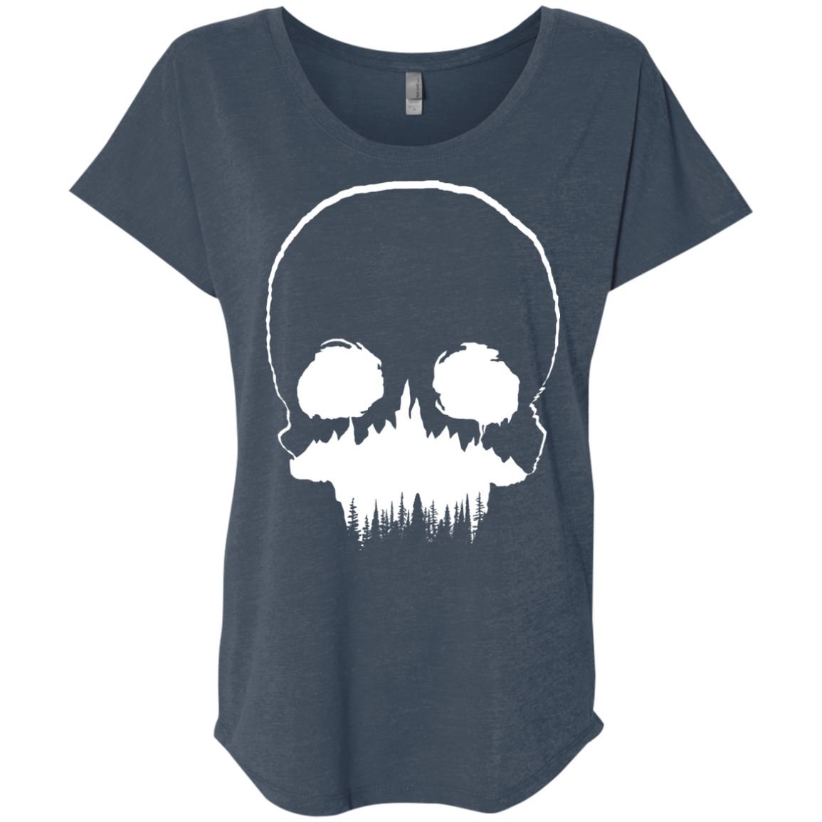 Skull Forest Triblend Dolman Sleeve