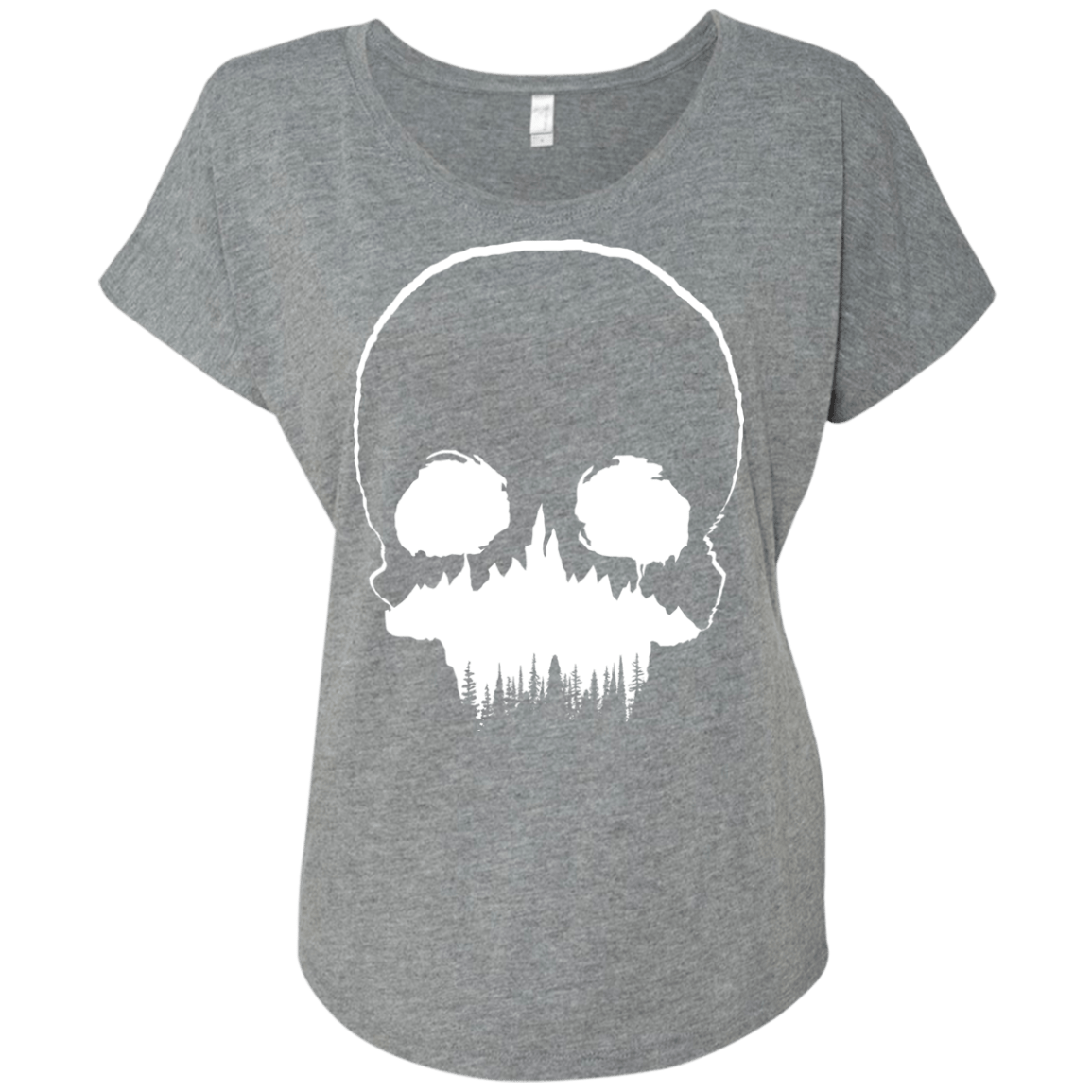 Skull Forest Triblend Dolman Sleeve