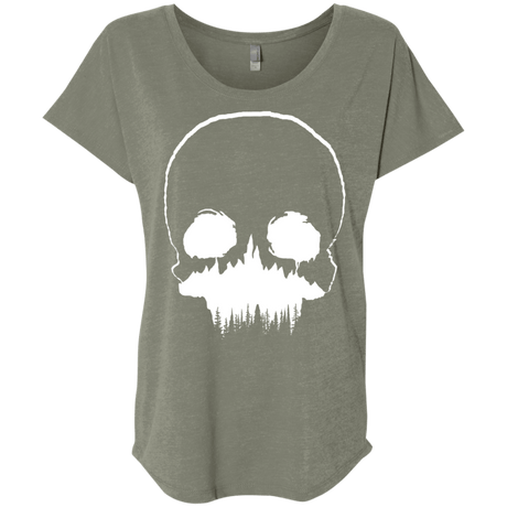 Skull Forest Triblend Dolman Sleeve