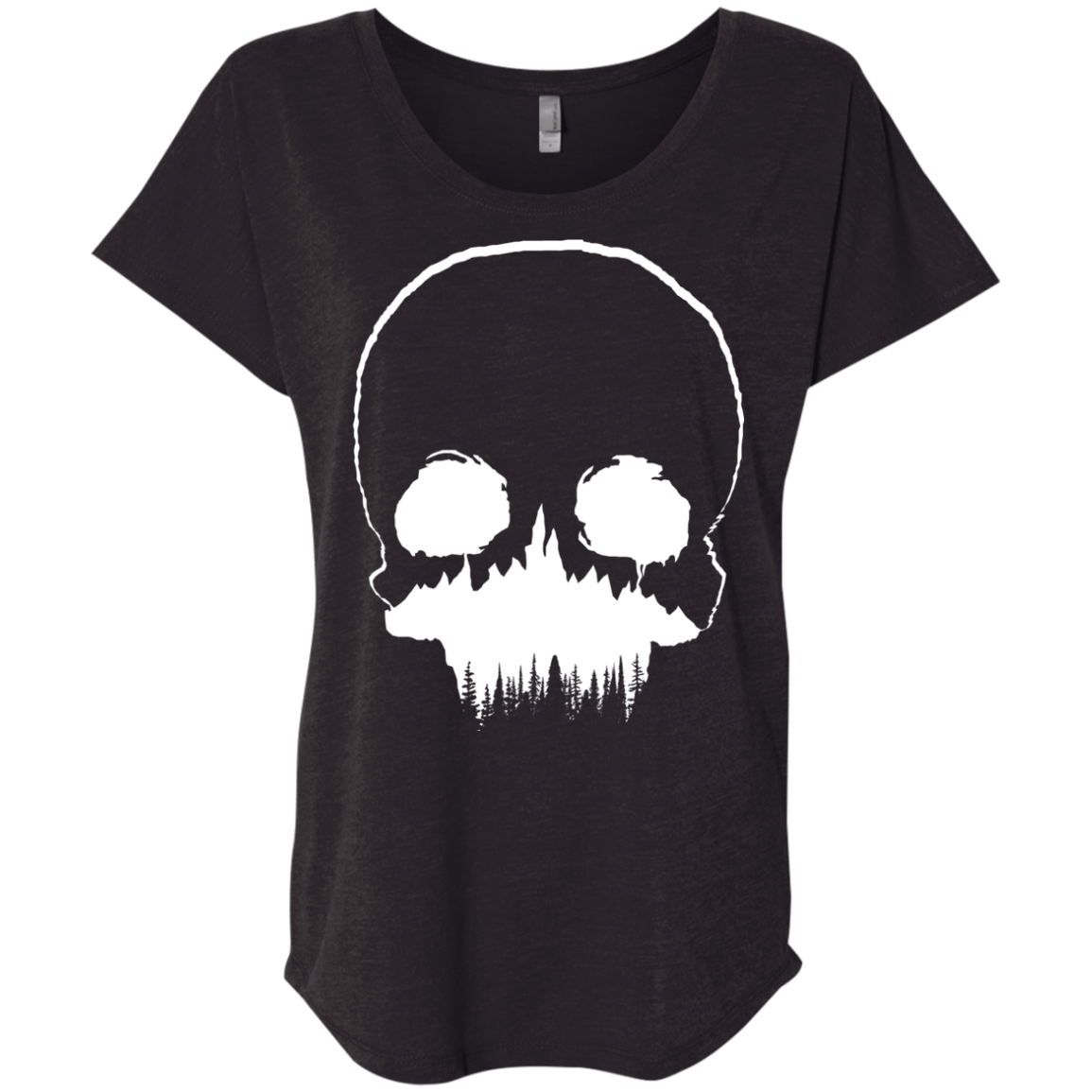 Skull Forest Triblend Dolman Sleeve