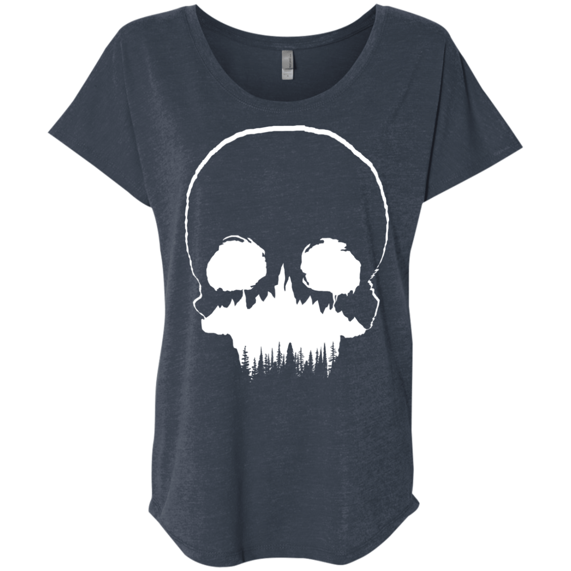 Skull Forest Triblend Dolman Sleeve