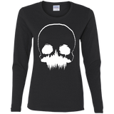 T-Shirts Black / S Skull Forest Women's Long Sleeve T-Shirt