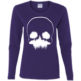 T-Shirts Purple / S Skull Forest Women's Long Sleeve T-Shirt