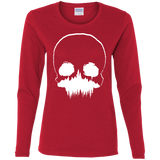 T-Shirts Red / S Skull Forest Women's Long Sleeve T-Shirt