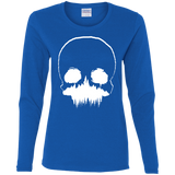 T-Shirts Royal / S Skull Forest Women's Long Sleeve T-Shirt