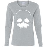 T-Shirts Sport Grey / S Skull Forest Women's Long Sleeve T-Shirt
