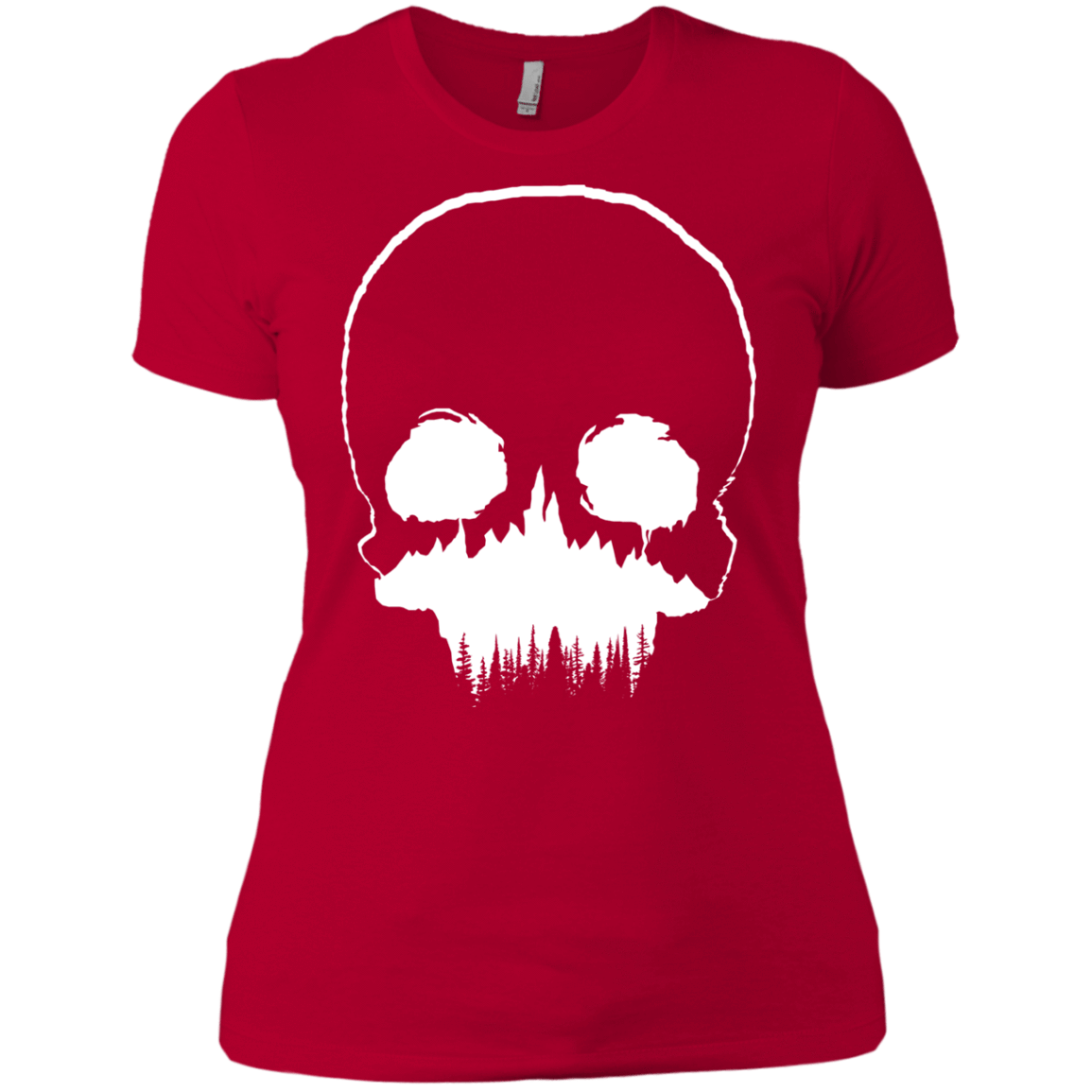 T-Shirts Red / X-Small Skull Forest Women's Premium T-Shirt